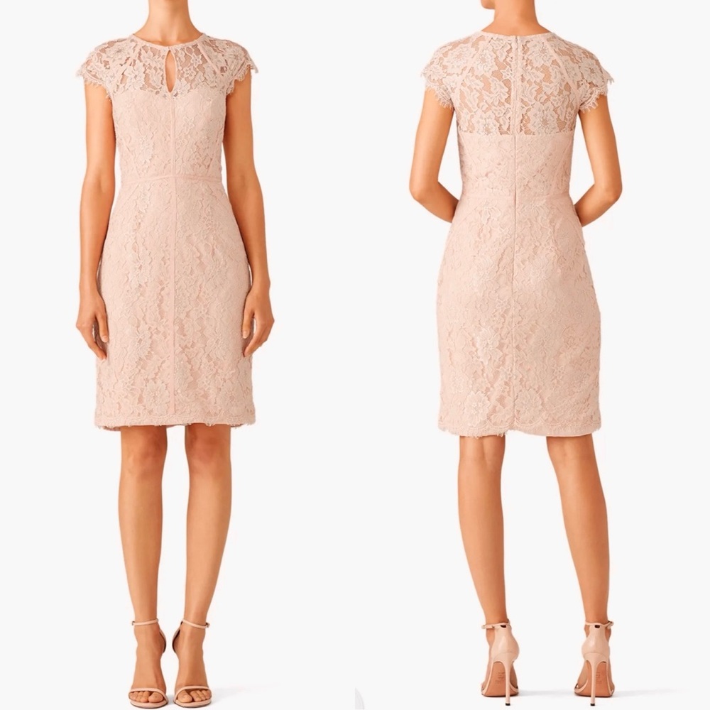 ML Monique Lhuillier French Kiss Frock Lace Cocktail Dress